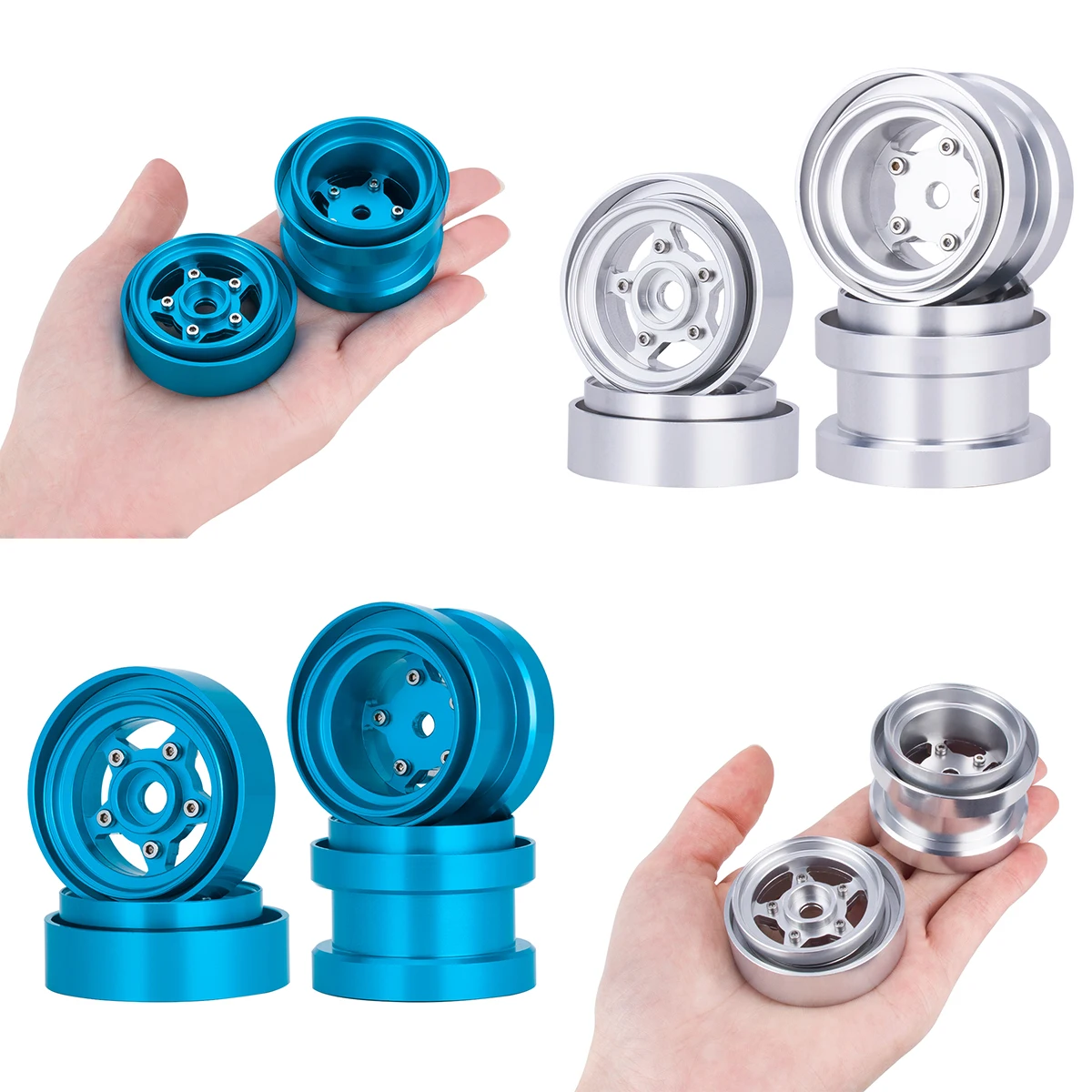 Robot Car Kit - Aluminum Beadlock Wheels for 1/10 RC