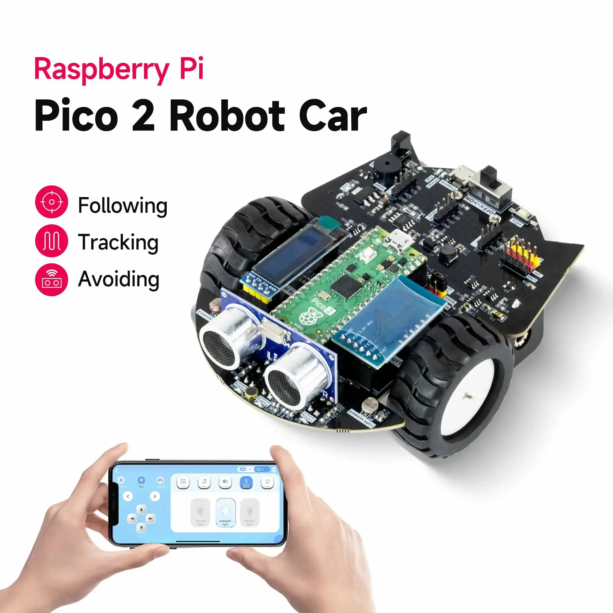Yahboom Raspberry Pi Pico 2 Ro - Robot Car Kit 评论和价格