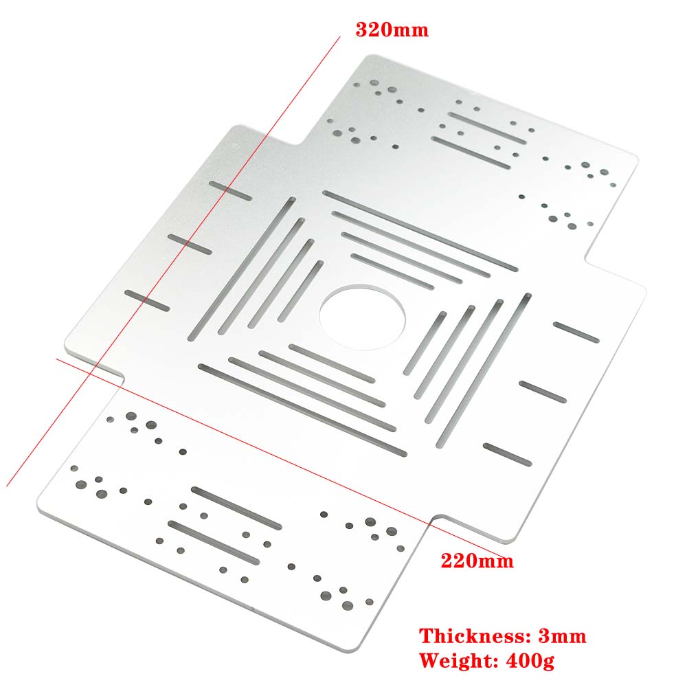 Big Metal Plate Aluminum Alloy - Arduino Robot 评论和价格