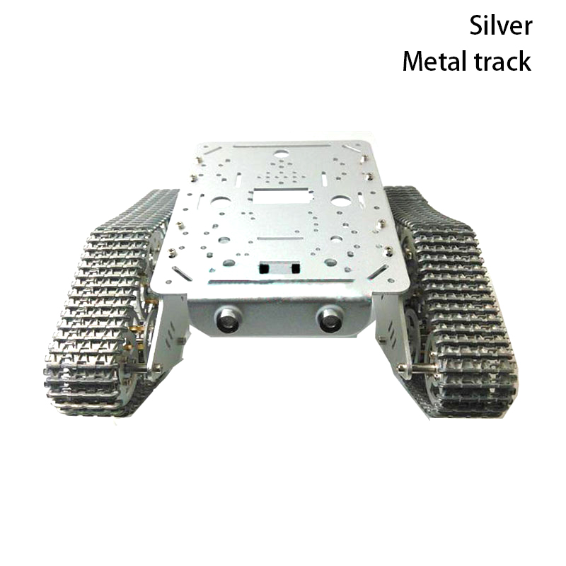 Metal 2WD Tank Chassis with Pl - Tracked Robot Chassis 评论和价格