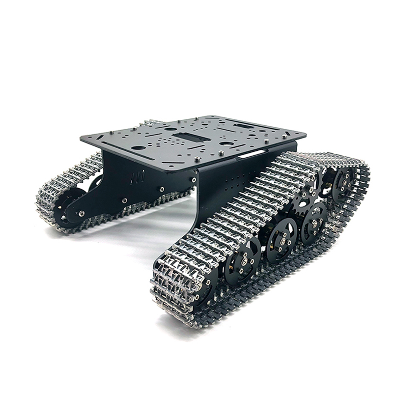 Metal 2WD Tank Chassis with Pl - Tracked Robot Chassis 评论和价格