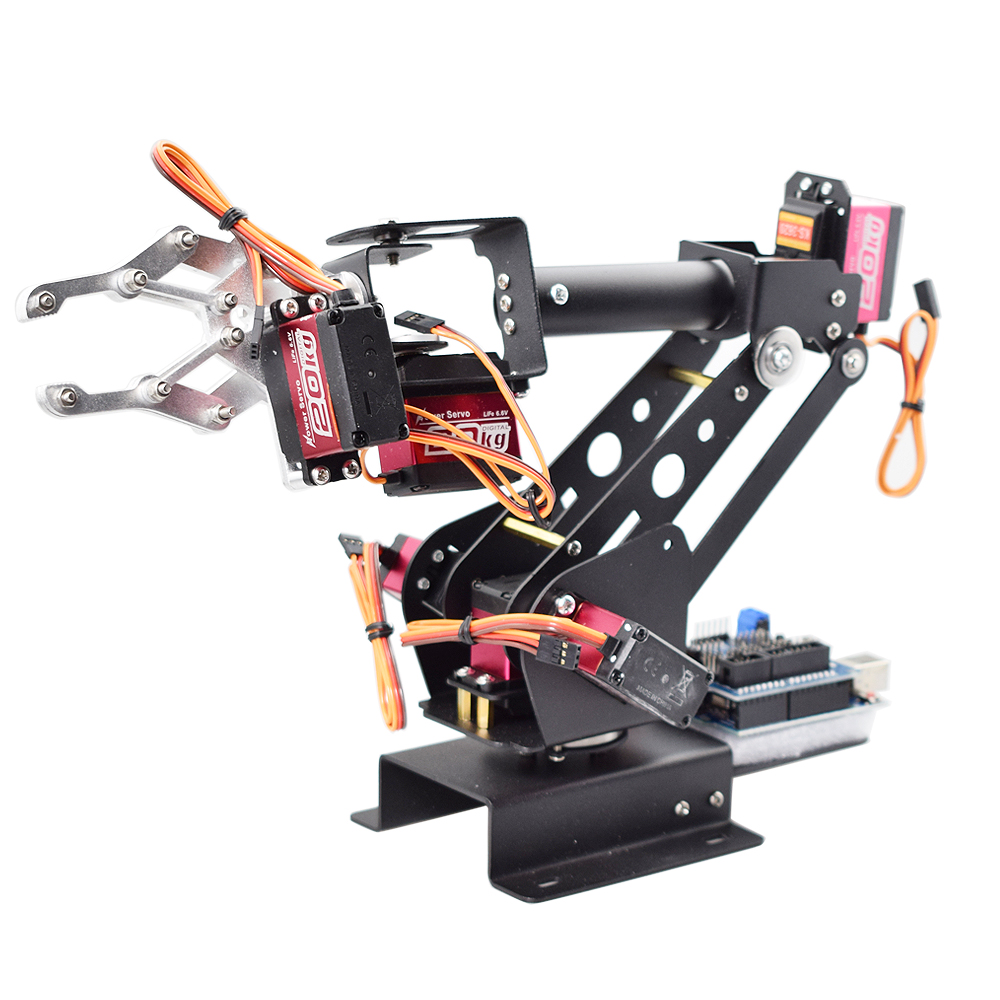Ps2 Control 6 DOF Robotic Arm  - Arduino Robot 评论和价格