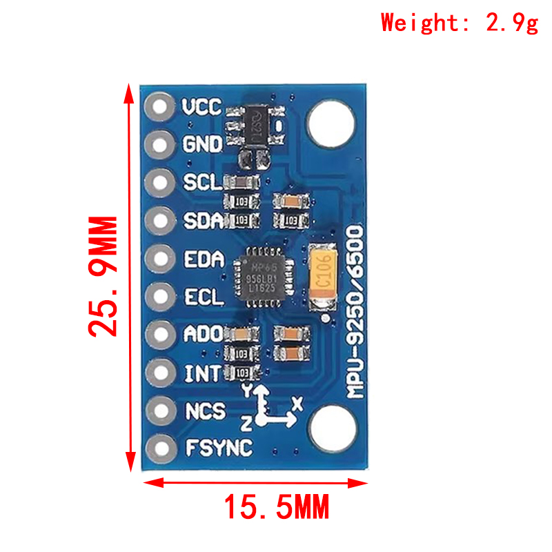 IIC I2C SPI MPU6500 MPU-6500 6 - Accelerometer Mpu6050 评论和价格