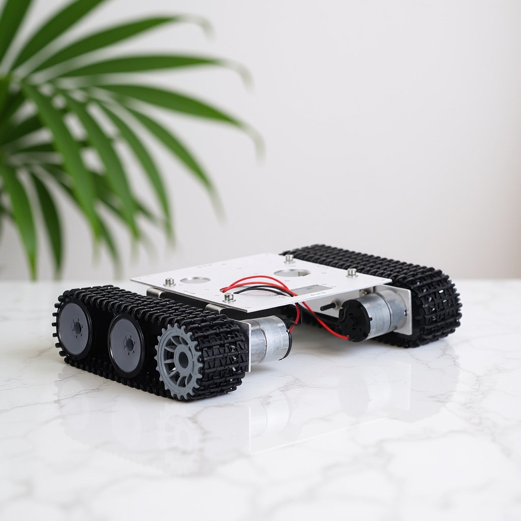 Metal Robot Tank Chassis Kit - - Tracked Robot Chassis 评论和价格