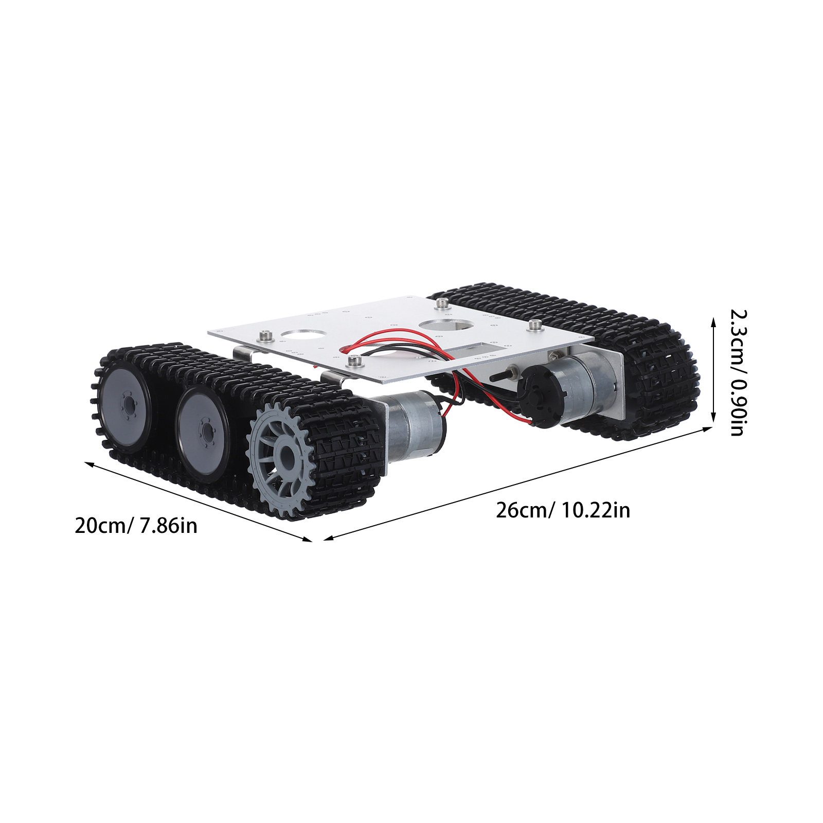 Metal Robot Tank Chassis Kit - - Tracked Robot Chassis 评论和价格