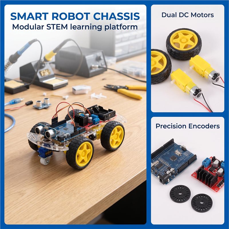 ABXE-Smart Robot Car Chassis K - Arduino Robot 评论和价格