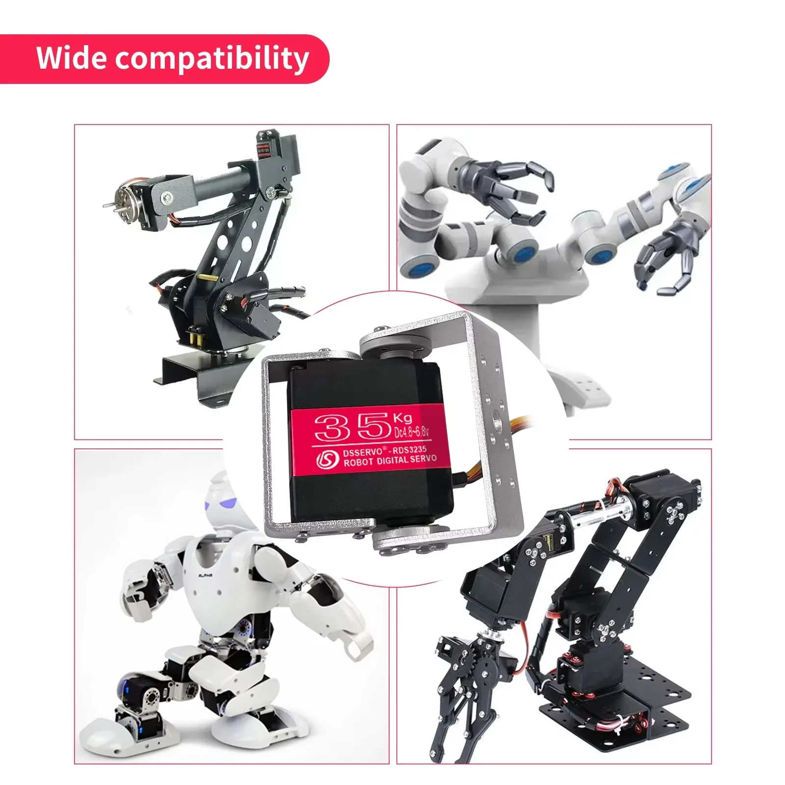 1/2/4 Set Dsservo RDS3235MG 35 - Robot Car Kit 评论和价格