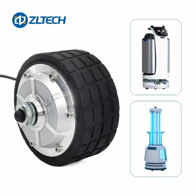4.5 Inch DC 24V 200W 150kg Loa - Robot Wheel 评论和价格