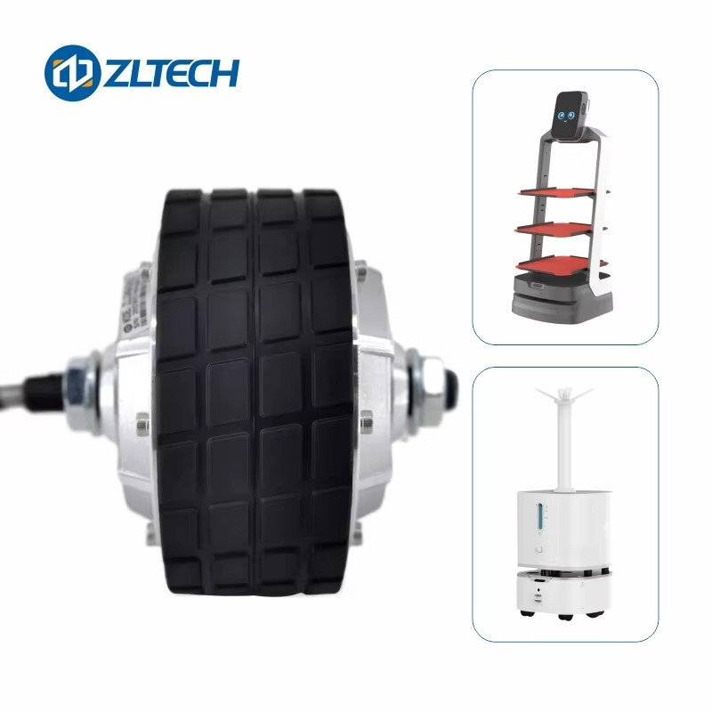 4.5 Inch DC 24V 200W 150kg Loa - Robot Wheel 评论和价格
