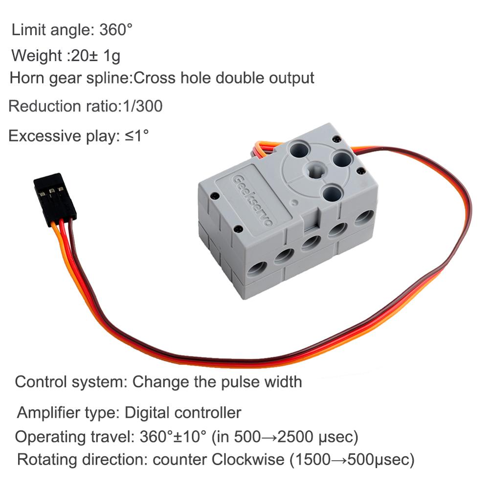 1/2/4PCS 2KG Geek Servo 360 De - Microbit 评论和价格