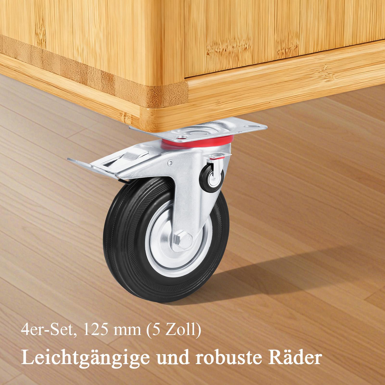 Furniture Casters 4-pieces Hea - Caster Wheel 评论和价格