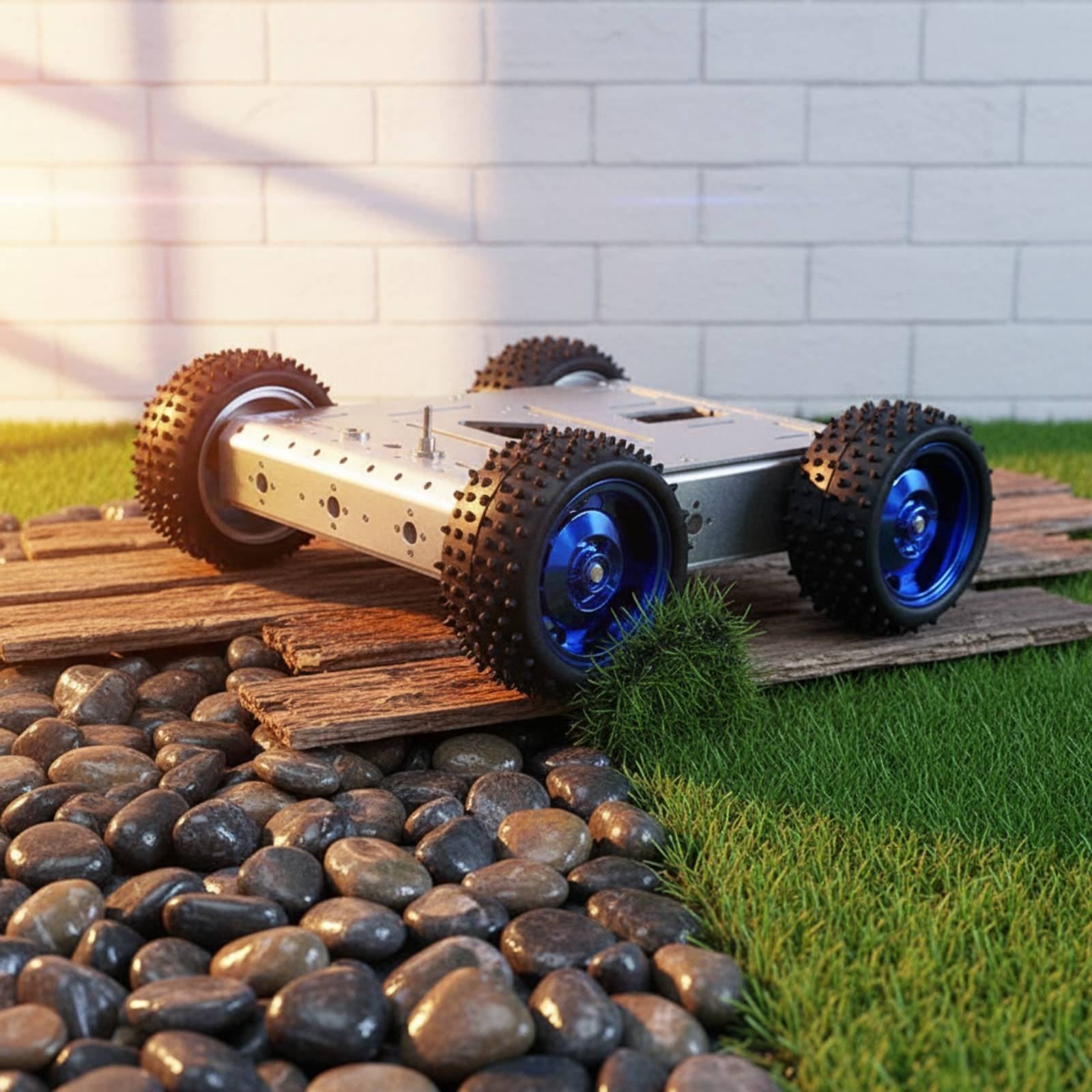 4WD Smart Car Chassis 1.5KG Lo - Robot Car Kit 评论和价格