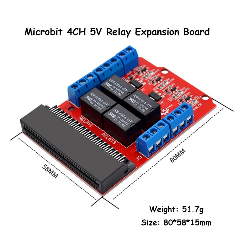 A64I Microbit 4 Channel Relay  - Microbit 评论和价格