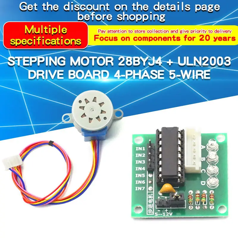 1PCS 28BYJ4 Stepper Motor ULN2 - Uln2003 Driver 评论和价格