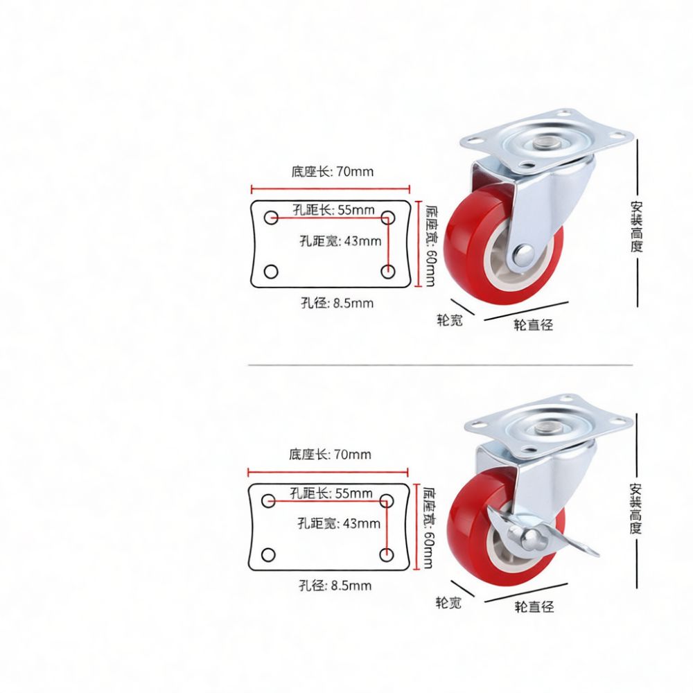 Durable Silent Caster Wheels 1 - Caster Wheel 评论和价格