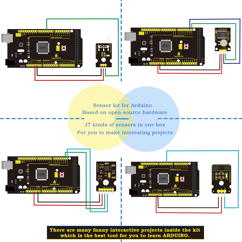 Keyestudio New Sensor Starter  - Microbit Robot 评论和价格